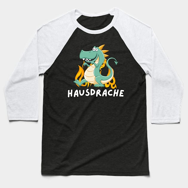 Hausdrache Schwiegermutter Humor Fun Baseball T-Shirt by Foxxy Merch